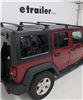 2013 jeep wrangler unlimited  crossbars on a vehicle