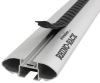 crossbars rhino-rack vortex aero - aluminum silver 59 inch long qty 3