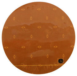 Oralite Adhesive Reflector for Truck or Trailer - 3" Round - Stick On - Amber - Qty 1 - RT21AB