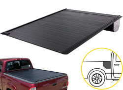 RetraxPRO MX Hard Tonneau Cover - Retractable - Aluminum - Matte Black                              