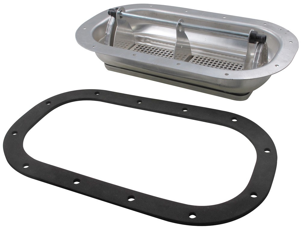 Redline 2Way PopUp Roof Vent with Garnish for Enclosed Trailers Aluminum Redline RV Vents