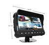 0  backup camera 7 inch display rear view safety wireless system - quad with built-in dvr
