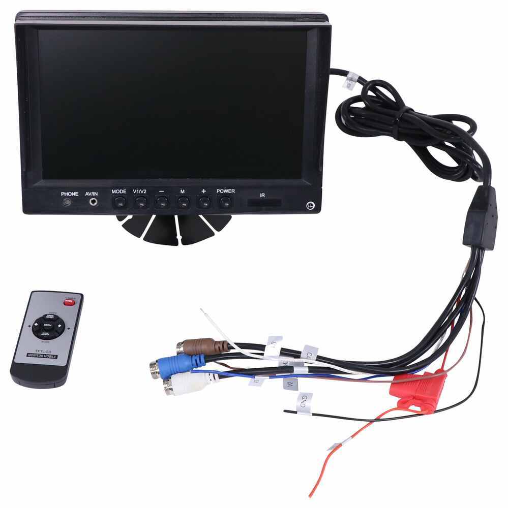 9 TFT LCD Digital Color Rear View Monitor (RCA Connections)