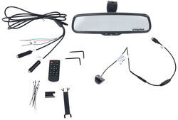 Rear View Safety Tailgate Handle Backup Camera and Rear View Mirror with Monitor - RVS-718-TAILGATE