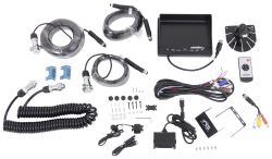 Rear View Safety Backup Camera System with Trailer Tow Quick Connect Kit - 2 Cameras - RVS-776614-213