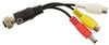 backup camera rear view safety adapter cord - 5 pin female to rca
