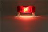tail lights license plate rear reflector stop/turn/tail rv light - stop turn rectangle red lens driver side white base