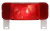tail lights non-submersible rv light - stop turn license plate rectangle red lens driver side white base