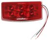 tail lights stop/turn/tail low profile led rv light - stop turn 6 diodes red lens passenger side