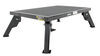 1 step ground contact adjustable-height folding platform - steel 24 inch long x 16 wide 300 lbs