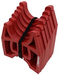 Slunky RV Sewer Hose Support System with Storage Strap - Collapsible - Red - 10' Long - S1000R