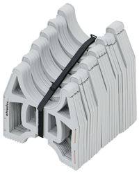 Slunky RV Sewer Hose Support System with Storage Strap - Collapsible - Gray - 15' Long - S1500G