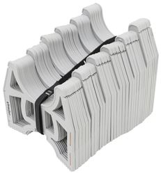 Slunky RV Sewer Hose Support System with Storage Strap - Collapsible - Gray - 20' Long - S2000G