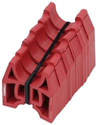 Slunky RV Sewer Hose Support System with Storage Strap - Collapsible - Red - 25' Long - S2500R