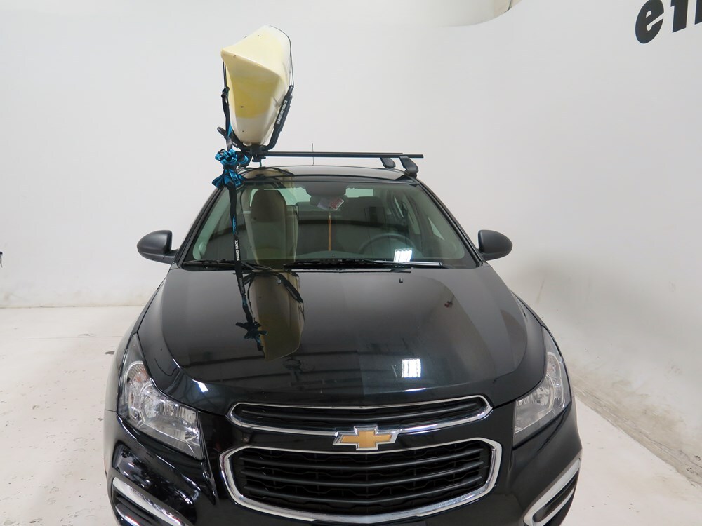 2014 Chevrolet Cruze Rhino-Rack Kayak Roof Rack w/ Tie-Downs - J-Style ...