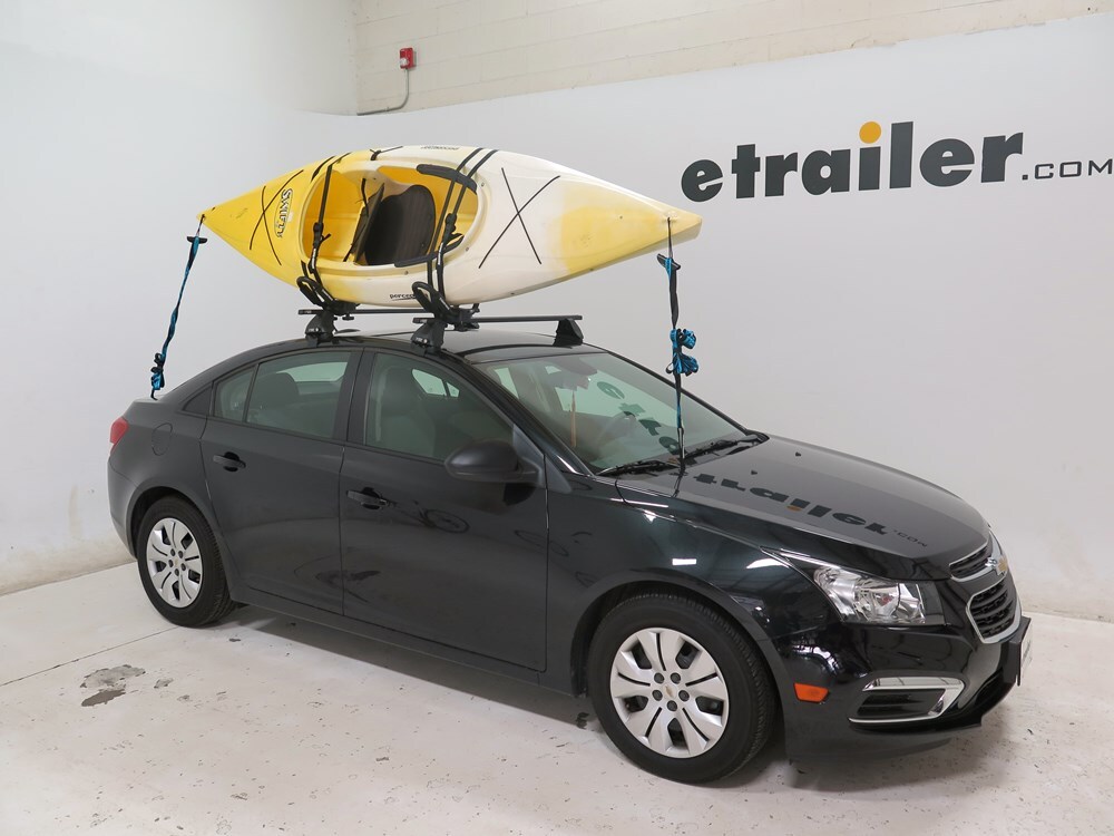 2014 Chevrolet Cruze Rhino-Rack Kayak Roof Rack w/ Tie-Downs - J-Style ...