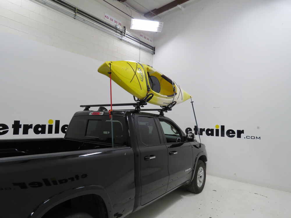 2014 Ram 1500 Rhino-Rack Kayak Roof Rack w/ Tie-Downs - J-Style - Fixed ...