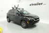 2023 kia seltos  kayak elliptical bars factory round rhino-rack roof rack w/ tie-downs - j-style fixed clamp on