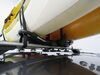 0  kayak aero bars factory round elliptical rhino-rack roof rack w/ tie-downs - j-style folding clamp on