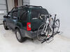2001 nissan xterra  folding rack 2 bikes on a vehicle