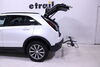2023 cadillac xt4 hitch bike racks swagman platform rack fits 1-1/4 inch 2 and on a vehicle