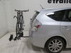 2014 toyota prius v  folding rack tilt-away 2 bikes on a vehicle