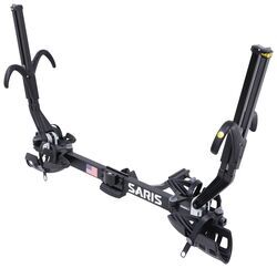 Saris SuperClamp EX Bike Rack for 2 Bikes - 1-1/4" and 2" Hitches - Wheel Mount - SA4025F