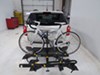 2015 chevrolet equinox  folding rack tilt-away 4 bikes on a vehicle