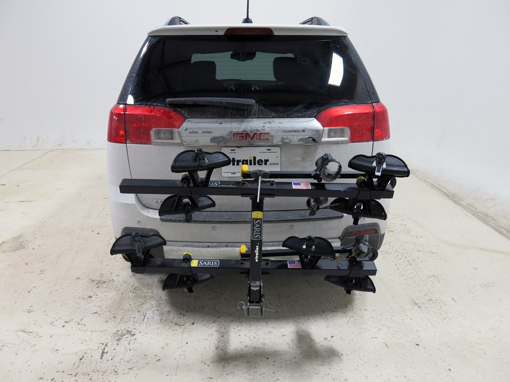 2015 GMC Terrain Saris Freedom Bike Rack for 4 Bikes 2" Hitches Frame Mount Tilting