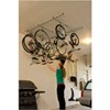 bike hanger 4 bikes saris cycle glide storage system - ceiling mount
