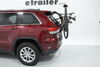 2021 jeep grand cherokee  frame mount - anti-sway 3 bikes saris bones ex bike rack trunk adjustable arms