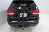 2014 jeep grand cherokee  hanging rack folding tilt-away on a vehicle