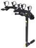 hanging rack folding tilt-away saris bones hitch bike for 3 bikes - 1-1/4 inch and 2 hitches tilting