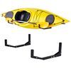 raxgo watersport carriers surfboard paddle board canoe kayak storage rack for 1 kayak- wall mounted