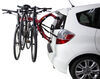 frame mount - anti-sway 3 bikes saris bones ex bike rack adjustable arms trunk red
