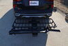 0  platform rack with cargo basket fits 2 inch hitch in use