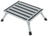 folding step 1000 lbs safety platform - aluminum 19 inch long x 15 wide 1 000 silver