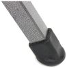folding step fixed height safety platform - aluminum 19 inch long x 15 wide 1 000 lbs slvr vein