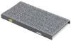 curved steps straight 1 step safety sand away dirt trapping cover - 22 inch long x 11-1/8 wide