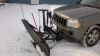 vehicle snowplow steel blade snowbear plow for 2 inch hitches - electric actuator 82 wide x 19 tall