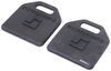 9 inch jack foot stromberg carlson rv pads for rvs and trailers - 11 long x 10 wide rubber qty 2