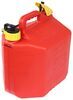 SureCan gas can in red. 