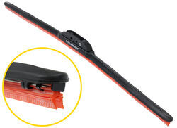 Scrubblade ShadeBlade Windshield Wiper Blade - Hybrid Style - 24" - Red - Qty 1 - SCR23FR