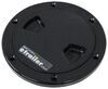 deck plates seaflo plate for boats - 4 inch diameter black
