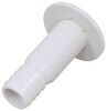 boat accessories seaflo thru-hull fitting for livewells and bilge pumps - 1-1/8 inch inner diameter