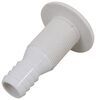 boat accessories seaflo thru-hull fitting for livewells and bilge pumps - 1 inch inner diameter