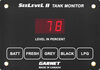 monitoring system digital display seelevel rv holding tank - fresh gray black propane