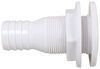 boat accessories seaflo thru-hull fitting for livewells and bilge pumps - 1-1/4 inch inner diameter