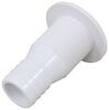 boat accessories seaflo thru-hull fitting for livewells and bilge pumps - 1-1/2 inch inner diameter