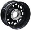 wheel only aluminum sendel series t17 matte black mesh trailer - 15 inch x 6 rim on 5-1/2